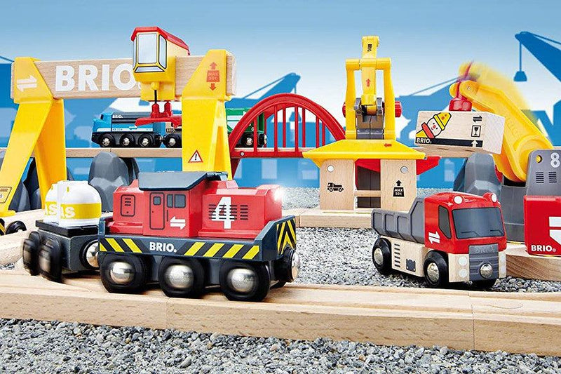BRIO Set Cargo Railway Deluxe Set 54 pcs 3yrs+ - My Playroom 