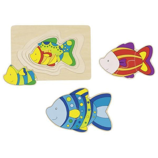 Goki Fish 4 Layer Puzzle 2yrs+ - My Playroom 