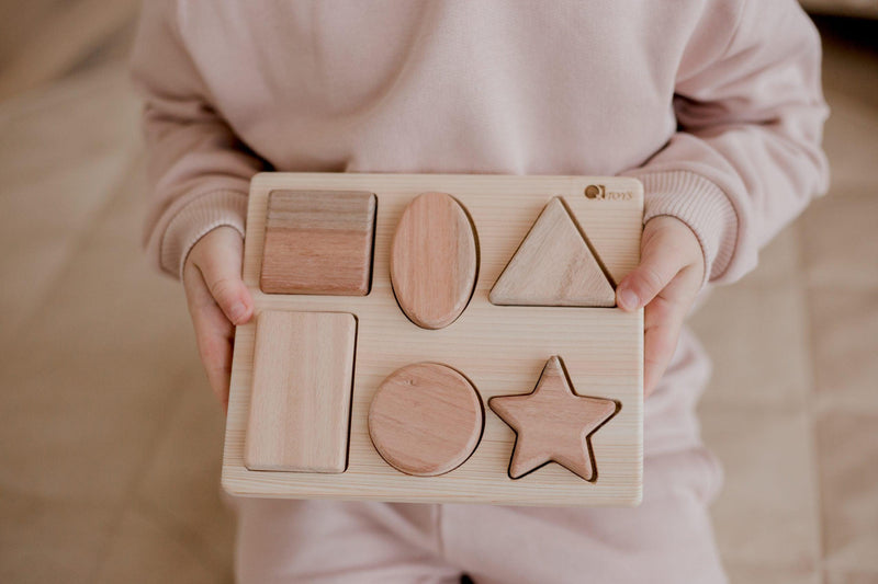 Qtoys Chunky Shape Puzzle 6 pieces 18m+ - My Playroom 