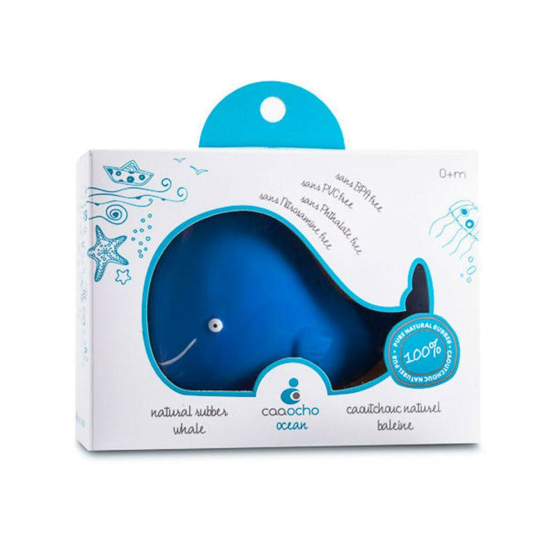 CaaOcho Natural Rubber Bath Toy Blue Whale 0m+ - My Playroom 