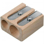Lyra Twin-hole Wooden Pencil Sharpener - My Playroom 