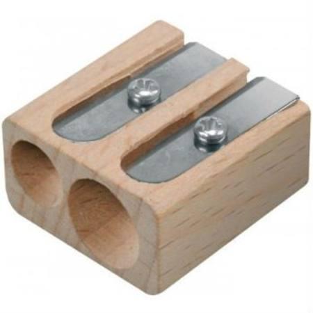 Lyra Twin-hole Wooden Pencil Sharpener - My Playroom 