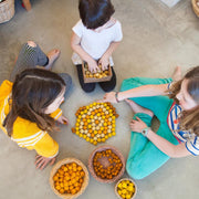 Grapat Mandala Yellow Honeycombs - My Playroom 