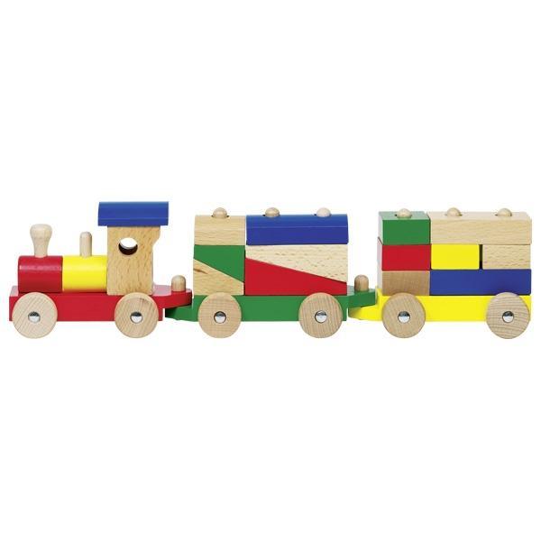 Goki Rom Train with Bricks 2yrs+ - My Playroom 