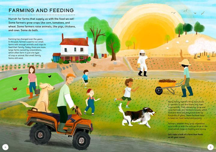 The Farm That Feeds Us - A year in the life of an organic farm (Hardcover) - My Playroom 