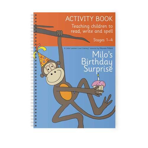 Milo's Birthday Surprise Activity Book Stages 1-4 - My Playroom 