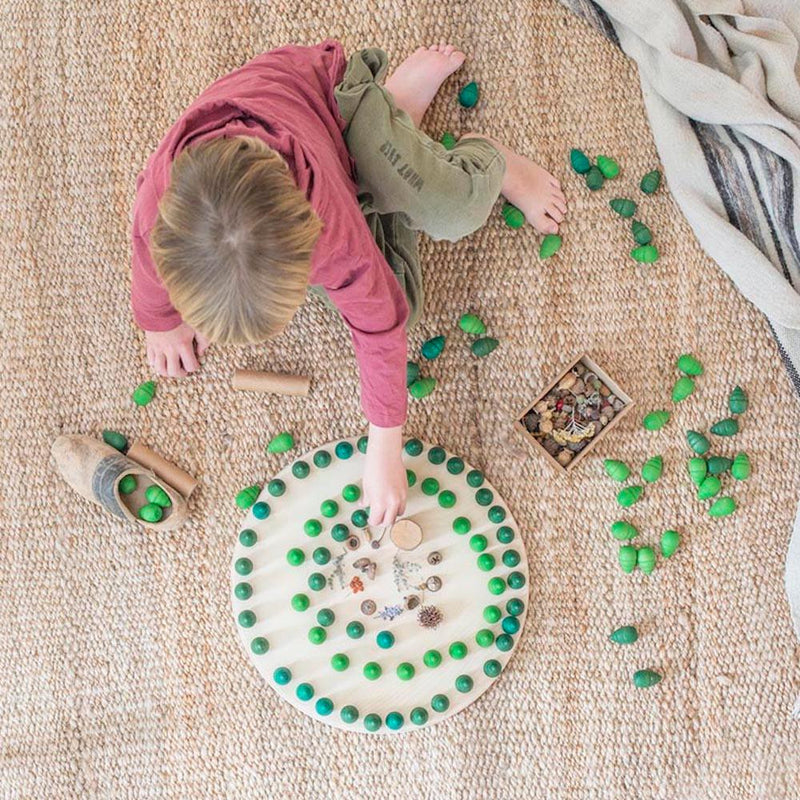 Grapat Mandala Green Trees - My Playroom 