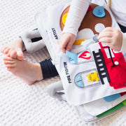 When I Grow Up Fabric Activity Book  by Curious Columbus Kids - My Playroom 