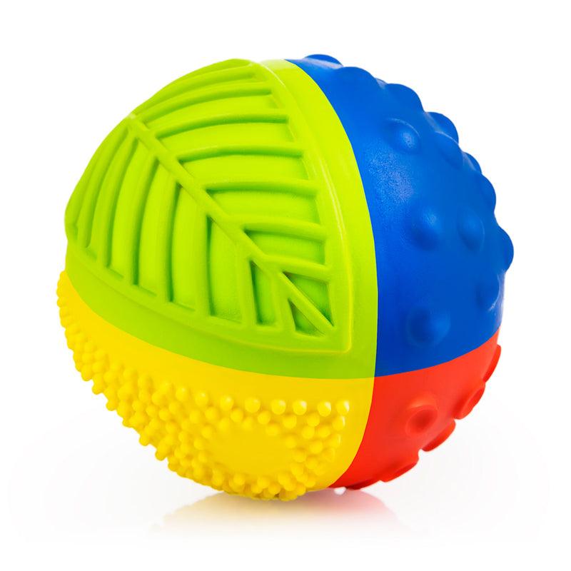 CaaOcho Natural Rubber Rainbow Sensory Ball Small 8cm 3m+ - My Playroom 