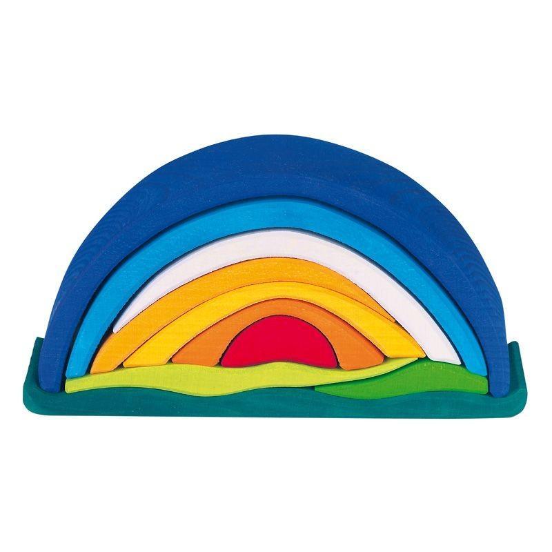 Gluckskafer Sunrise Rainbow Arch Blue 10pcs - My Playroom 