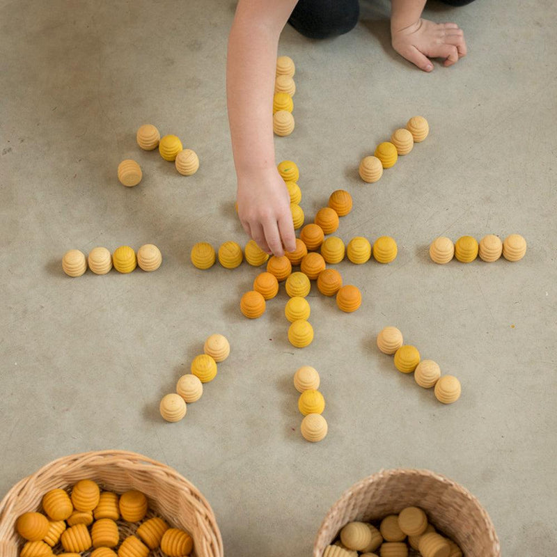 Grapat Mandala Yellow Honeycombs - My Playroom 