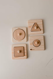 Qtoys 4 Single Shape Puzzles 12m+ - My Playroom 