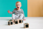 The Freckled Frog Fun with Chalk! Wooden Cubes Set 12m+ - My Playroom 