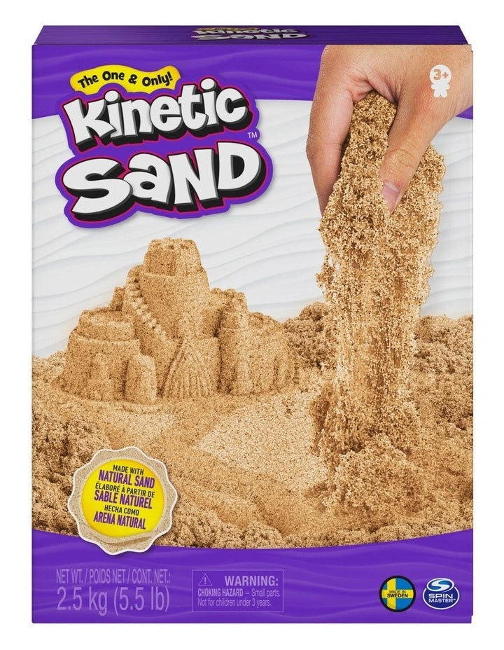 Kinetic Sand Original 2.5kg Bulk Sand Sensory Toys Best Seller Most Loved in Store 3yrs+