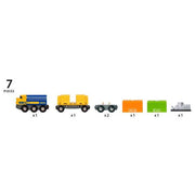 BRIO Three-Wagon Cargo Train 7 Pcs 3yrs+ - My Playroom 