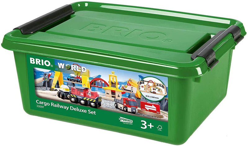 BRIO Set Cargo Railway Deluxe Set 54 pcs 3yrs+ - My Playroom 