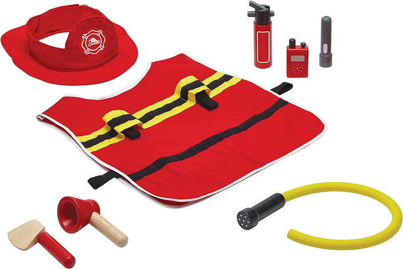 PlanToys Fire Fighter Pretend and Imaginative Play Set Best Seller 3yrs+