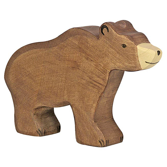 Holztiger Brown Bear Wooden Animals Woodland & Meadow Animal 3yrs+
