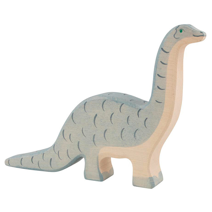 Holztiger Brontosaurus Wooden Dinosaur