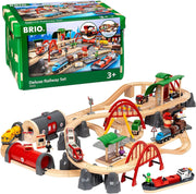 BRIO Set Deluxe Railway Set 87 pcs 3yrs+ - My Playroom 