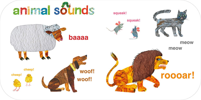 The Very Hungry Caterpillar Touch And Feel Playbook (Board Book) by Eric Carle Kids Interactive Book The Classic Children's Book Gifting Idea