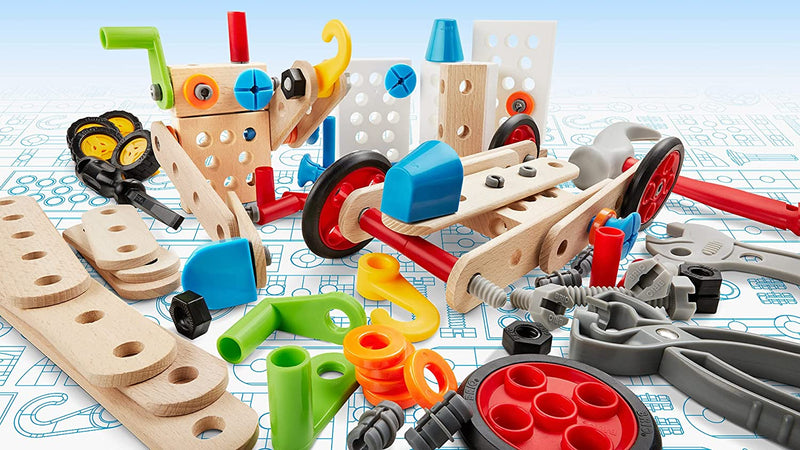 BRIO Builder Construction Set 136 Pieces Building Kit Large Set Motor Skills Developmental Toys for Kids 3yrs+