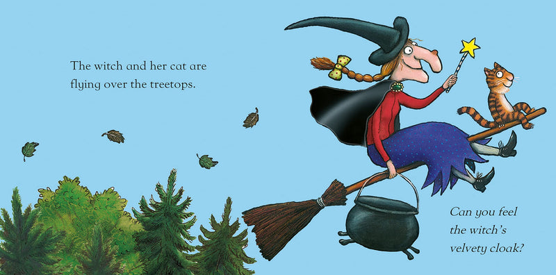 Room on the Broom: Touch and Feel Book (Board Book) by Julia Donaldson, Axel Scheffler Kids Interactive Book