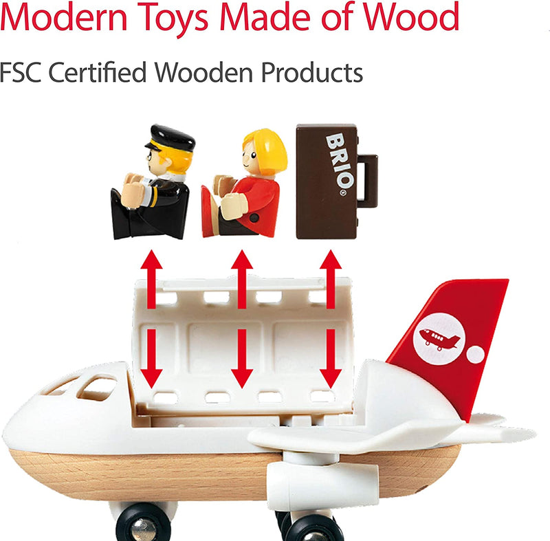 BRIO Railway World Deluxe Set 106 Pieces Train Set With Sound And Light Large Set 3yrs+ (Furniture Shipping)