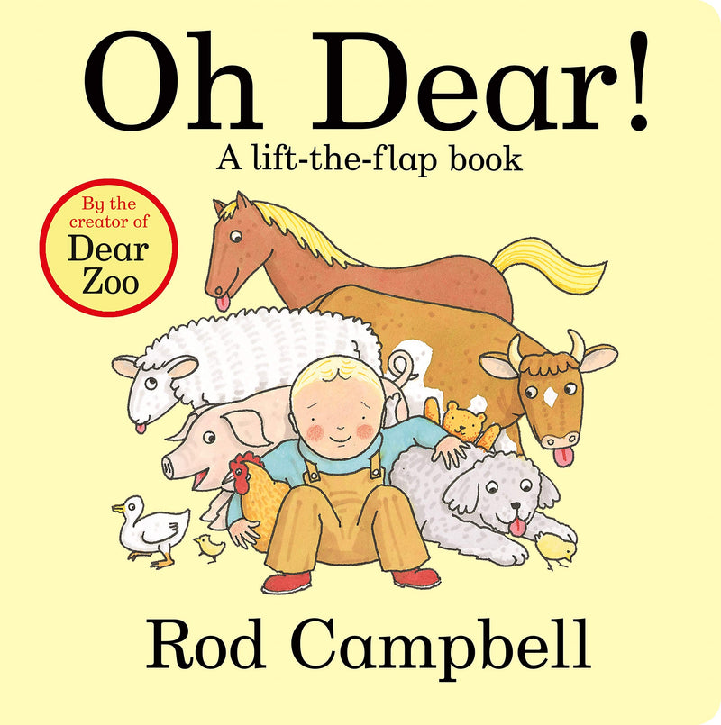Oh Dear 40th Anniversary Edition (Board Book) by Rod Campbell Kids Book