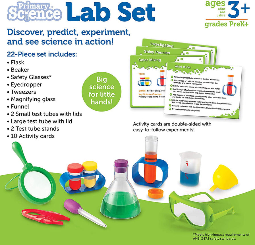 Primary Science Lab Set 22 Piece Science Set by Learning Resources Sci ...