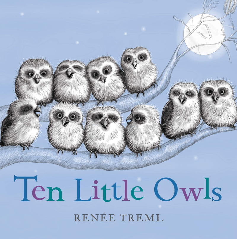 Ten Little Owls (Board Book) by Renee Treml Kids Picture Book Australian Authors