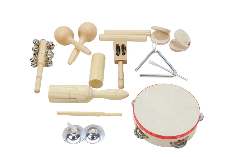 Mini Percussion Beleduc Percussion Set of 11 Musical Instrument for Kids 3yrs+ — My ...