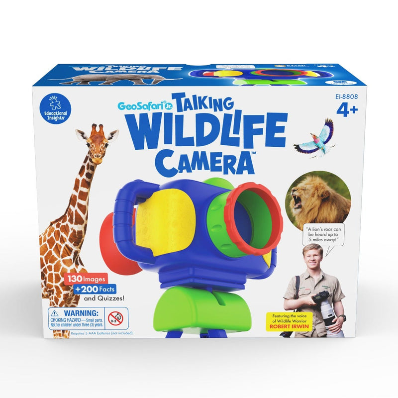 Geosafari® Jr Talking Wildlife Camera (featuring Robert Irwin) by Educational Insights Early Science STEM Toys 4yrs+