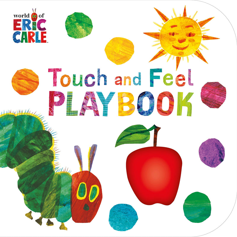 The Very Hungry Caterpillar Touch And Feel Playbook (Board Book) by Eric Carle Kids Interactive Book The Classic Children's Book Gifting Idea