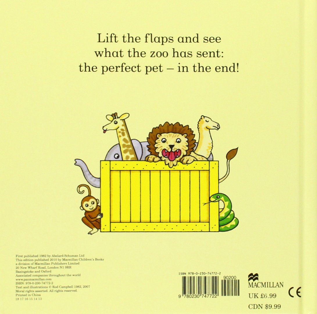 Dear Zoo ( Lift-the-Flap Book) Interactive Book by Rod Campbell — My ...