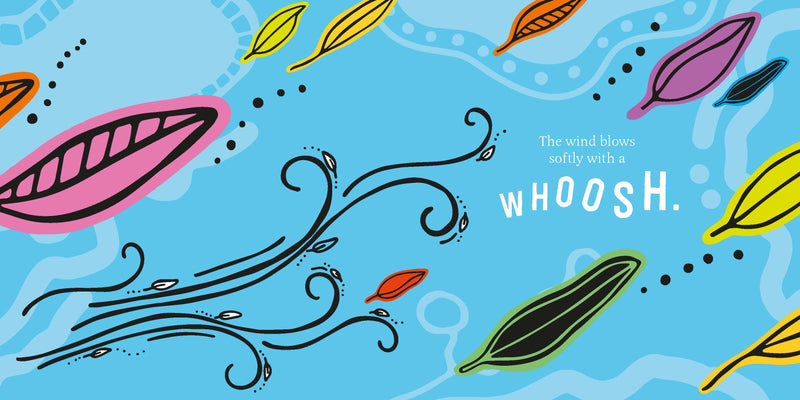 Sounds All Around Us (Board Book, Interactive Book) by Ryhia Dank: The sound of Australia, First Nations Kids Book Australian Animals Australian Authors