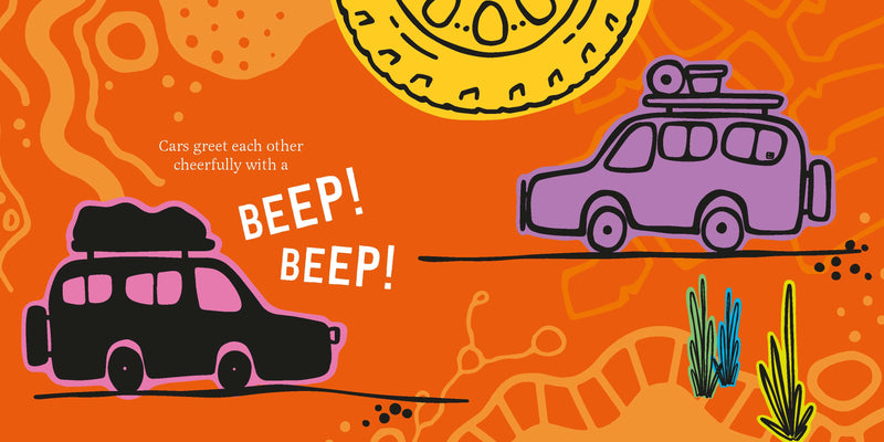 Sounds All Around Us (Board Book, Interactive Book) by Ryhia Dank: The sound of Australia, First Nations Kids Book Australian Animals Australian Authors