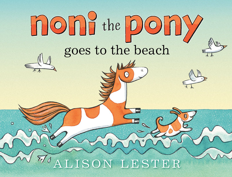 Noni the Pony Goes To The Beach (Board Book) by Alison Lester: Kids Picture Book Australian Authors Farm Animal Toys Baby Gifts Idea