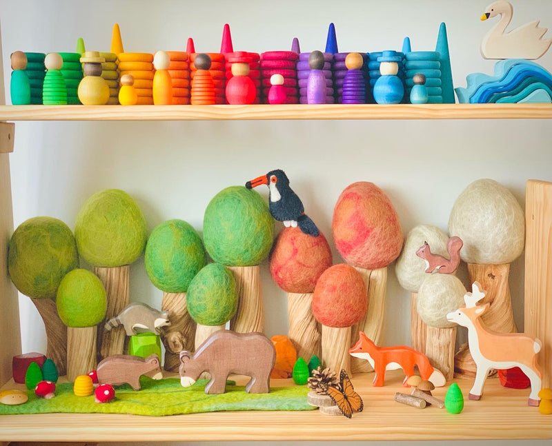 Papoose Felt Mossy Mat Pretend & Imaginative Play Toys 3yrs+