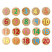 The Freckled Frog Numbers 1-20 Wooden Matching Pairs 40pc - My Playroom 