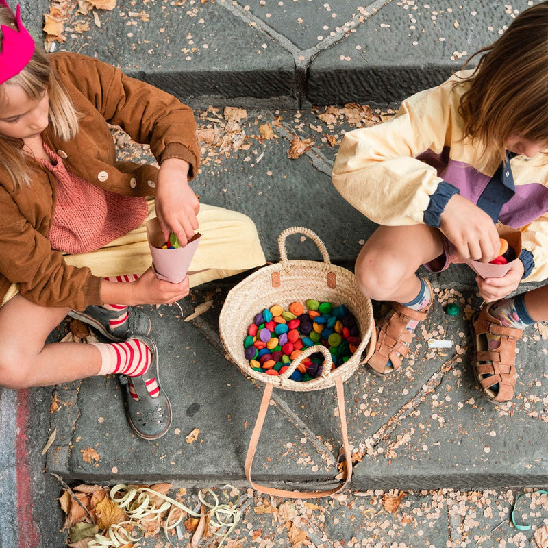 Grapat Mandala Rainbow Flowers 36 Pieces Math Games for Kids for 3yrs+