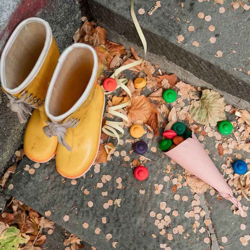 Grapat Mandala Rainbow Flowers 36 Pieces Math Games for Kids for 3yrs+