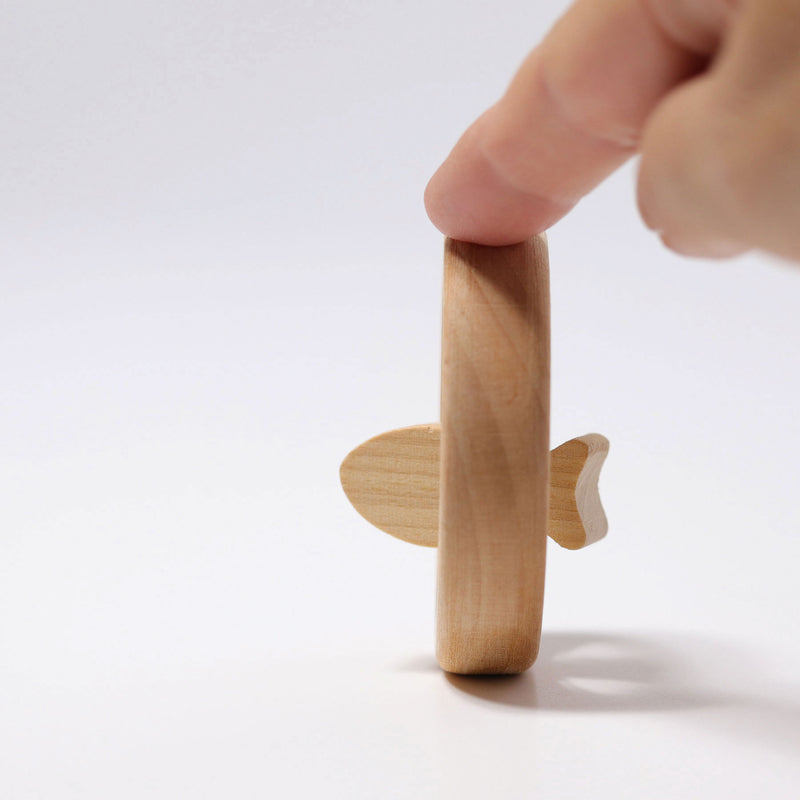 Grimm's Grasping Toy Circle Rattle Little Fish Zeppo Baby Toys Baby Gifts Idea 0m+