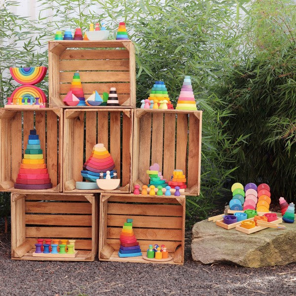 Grimm's Large Conical Stacking Tower Toddler Toys Best Seller 12m+