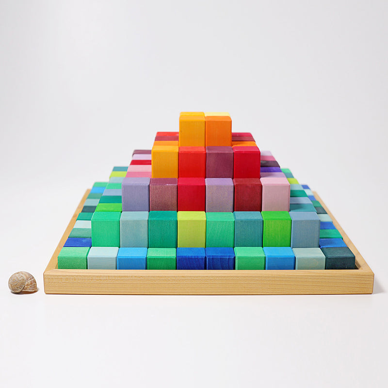Grimm's Large Stepped Pyramid Building Blocks Best Seller 3yrs+ (Bulky Shipping)