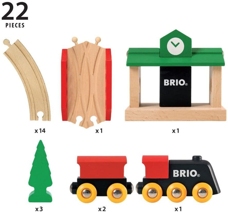 BRIO Classic Figure 8 Set 22pc  Developmental Toys for Toddlers Gifts Idea Best Seller 2yrs+