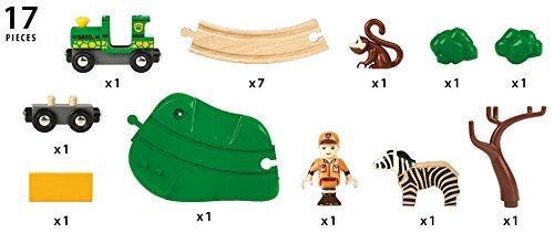 BRIO Safari Railway Set 17Pcs 3yrs+