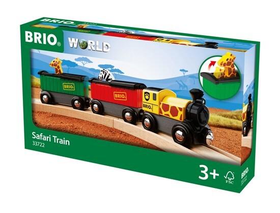 BRIO Safari Train 3 Pcs 3yrs+ - My Playroom 