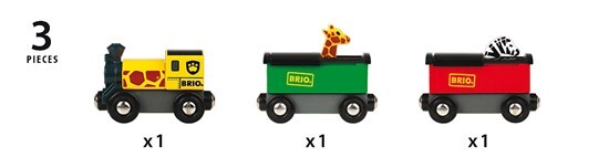 BRIO Safari Train 3 Pcs 3yrs+ - My Playroom 