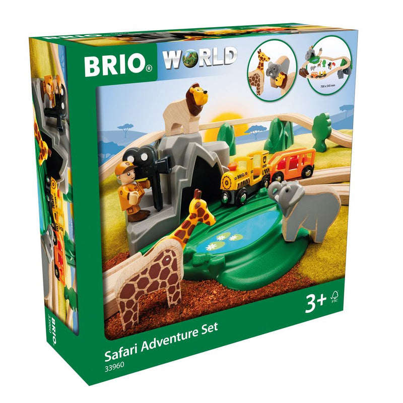 BRIO Safari Adventure Set 26pcs Large Set 3yrs+